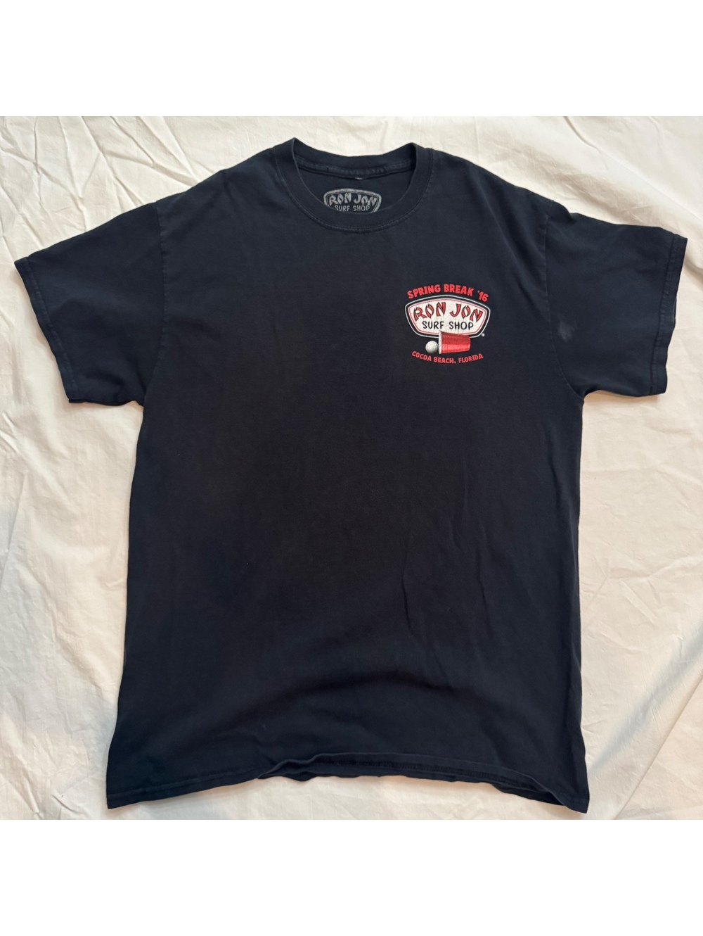 Ron Jon Surf Shop Spring Break '16 Black T-Shirt Medium
